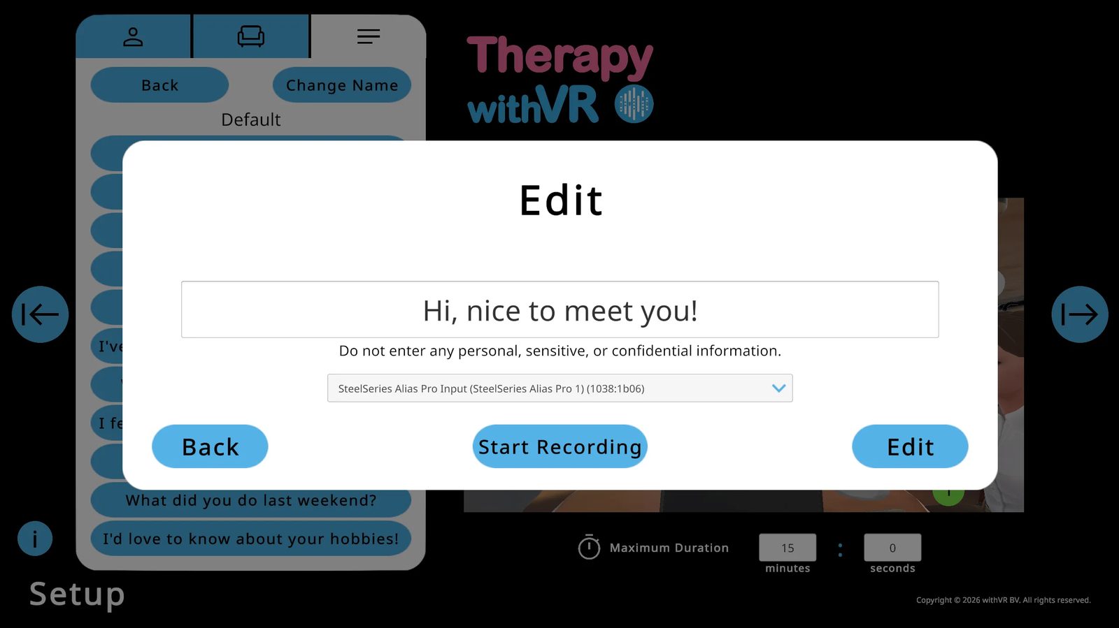 Edit sentence modal - 
